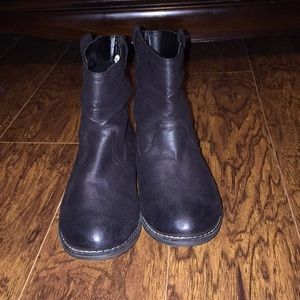 Old Navy Black Western Boots Girls Size 2